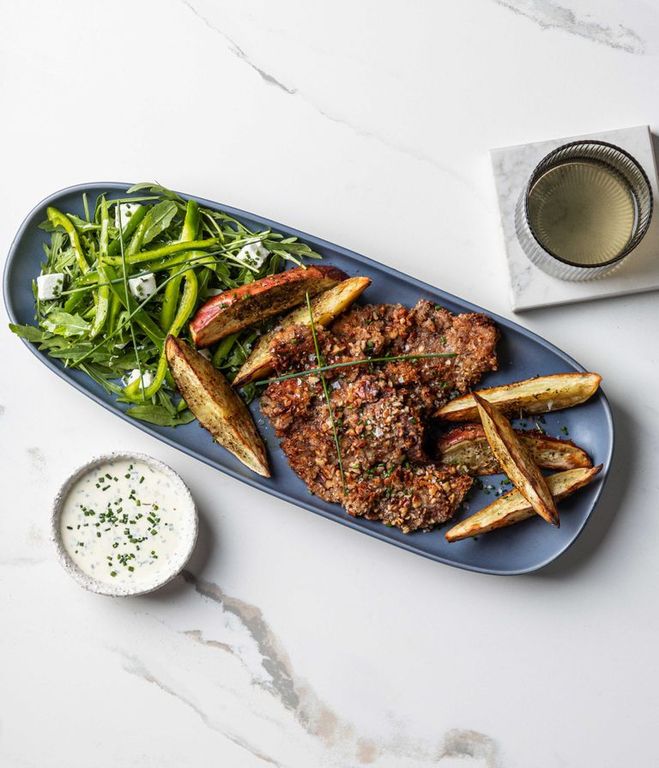 Photo of Pecan-crusted Beef Schnitzel
