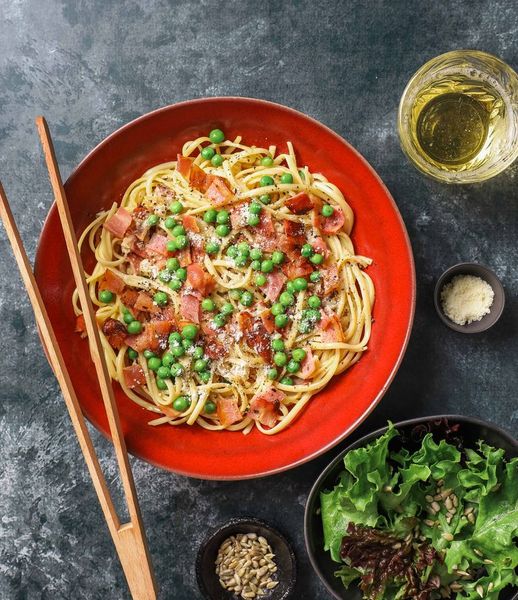 Photo of Crispy Bacon Linguine