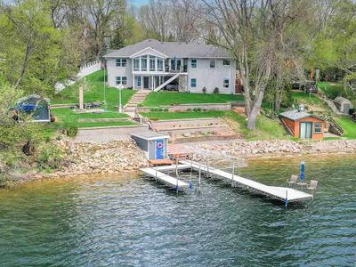 Large lakefront home on very desirable lake!