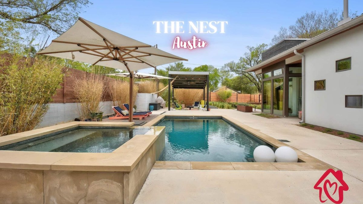 The Nest with Pool and Hot Tub – An Irvie Home gallery image 2