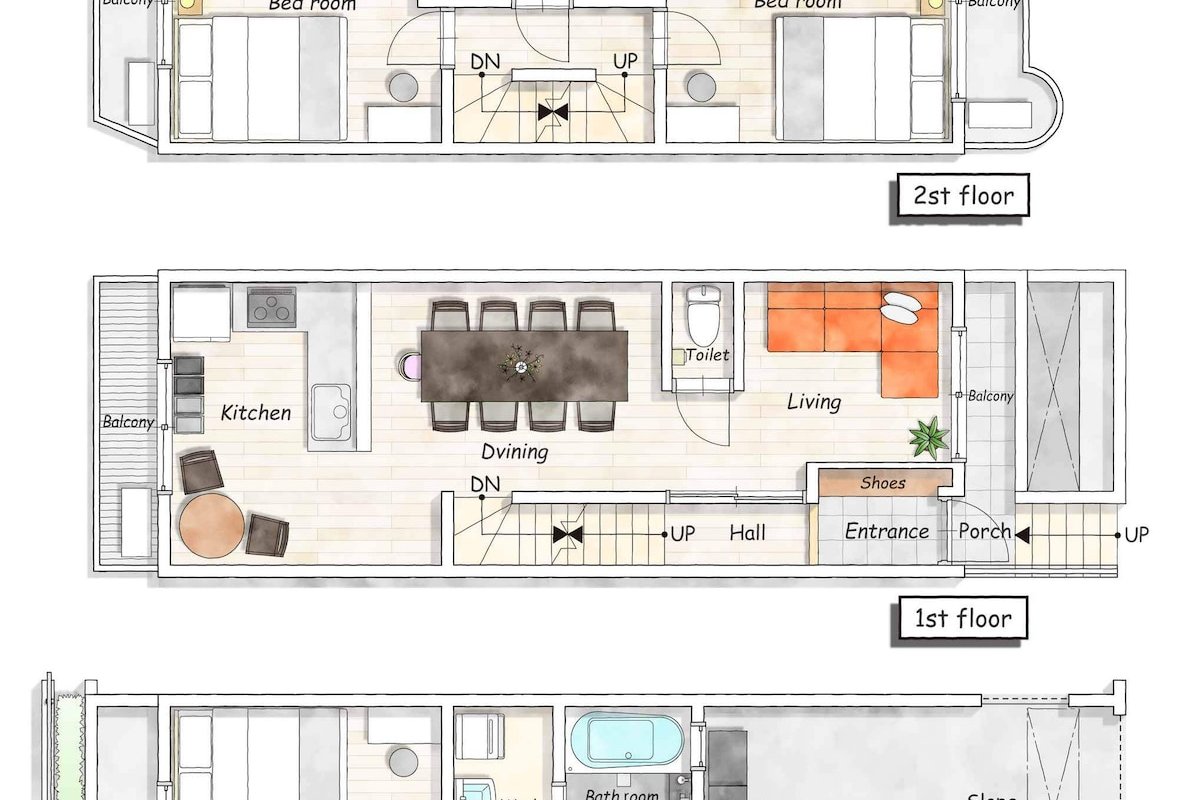 【JR山手線目黒駅徒歩6分】渋谷駅2駅5分/132㎡最大18名/2シャワー4トイレ gallery image 4