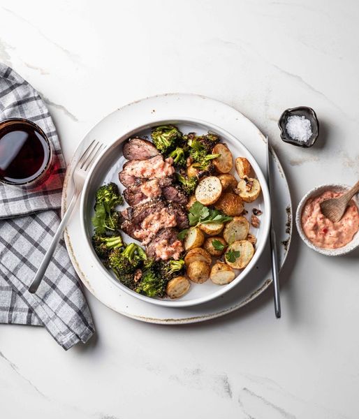 Photo of Spiced Lamb & Red Pepper Mayo