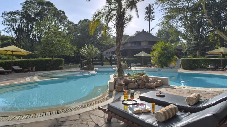 Swimming Pool - The free flow swimming pool has its own pool bar that serves both alcoholic and non alcoholic cocktails.