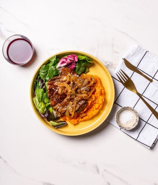 Photo of Beef Strips & Caramelised Onion