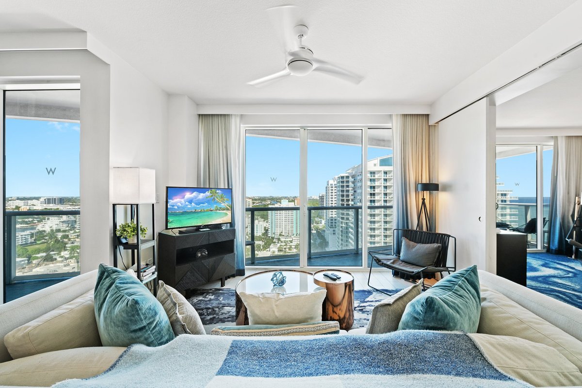 21st Floor w/ Ocean View – Resort Access: 2BR 2BA