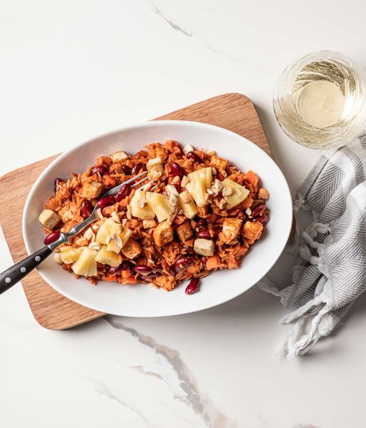 Photo of Vegan Caribbean Tofu Pelau