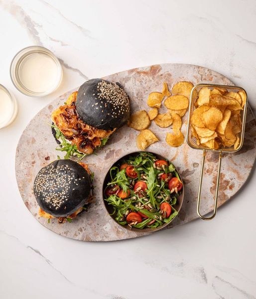 Photo of Crumbed Halloumi Burger
