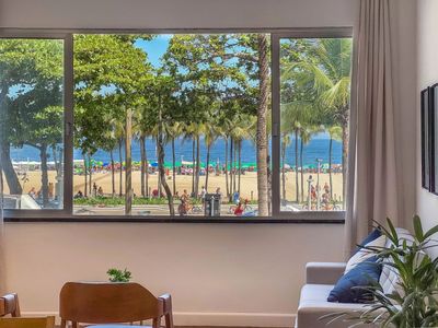 Espetacular em frente ao mar de Copacabana