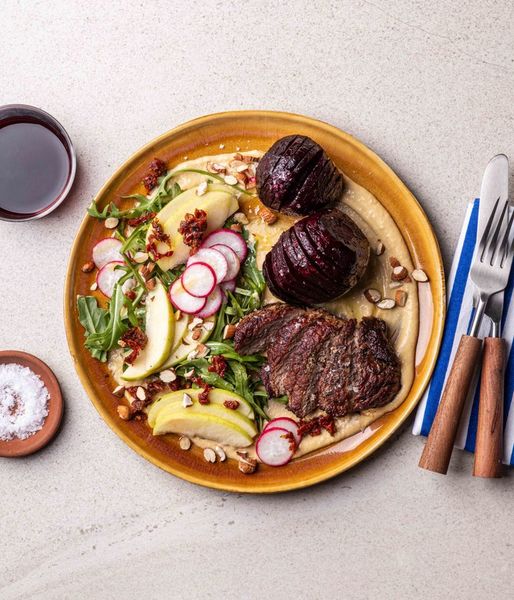 Photo of Hasselback Beetroot & Ostrich
