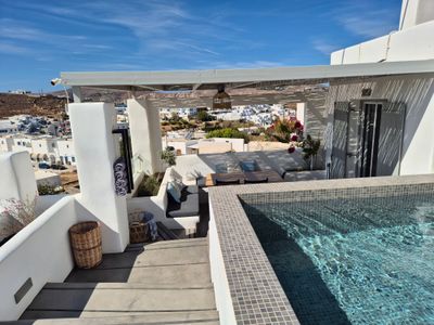 Apartment Aphrodite 3 with private pool in Naoussa