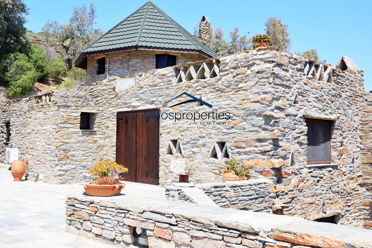 Traditional stone built windmill with a sea view gallery image 2