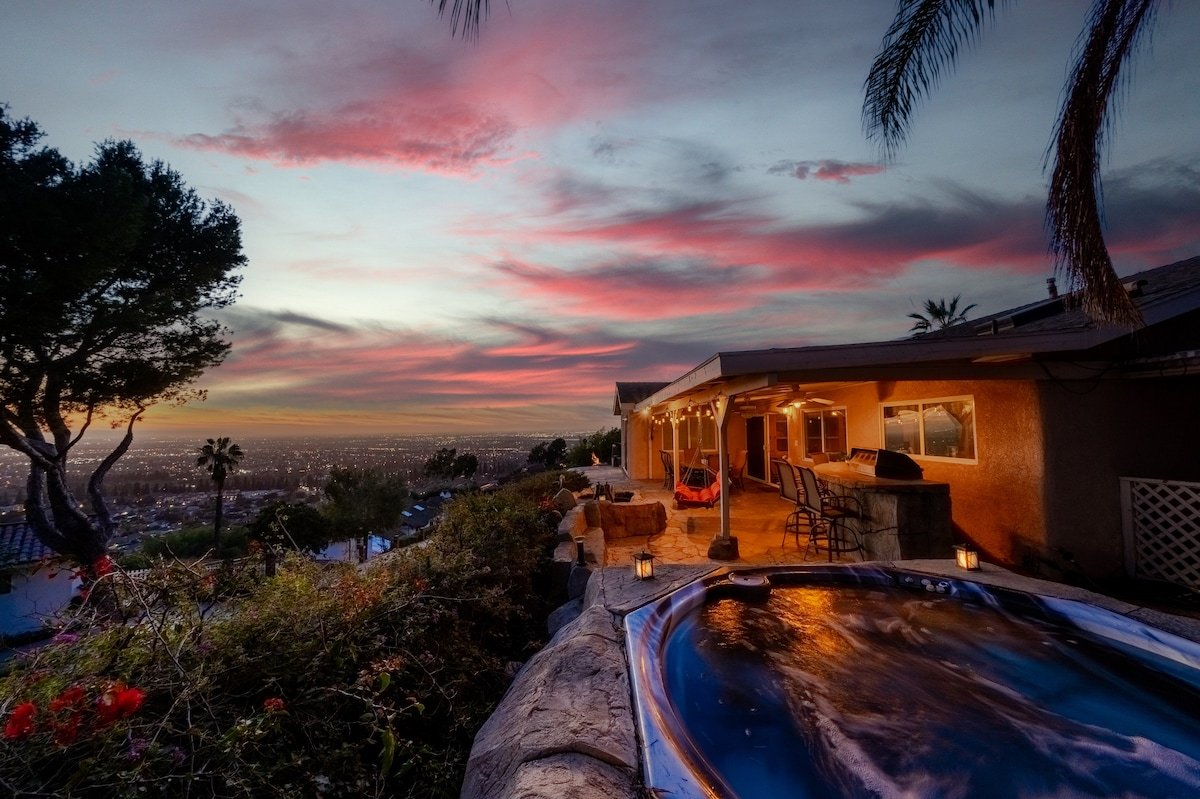 Jacuzzi + LA Views | Fall Escape with Fire Pit gallery image 4