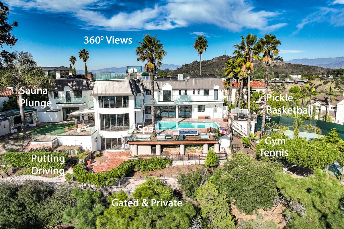 Lux View Estate, Pool Tennis Pickle Gym Sauna Spa+