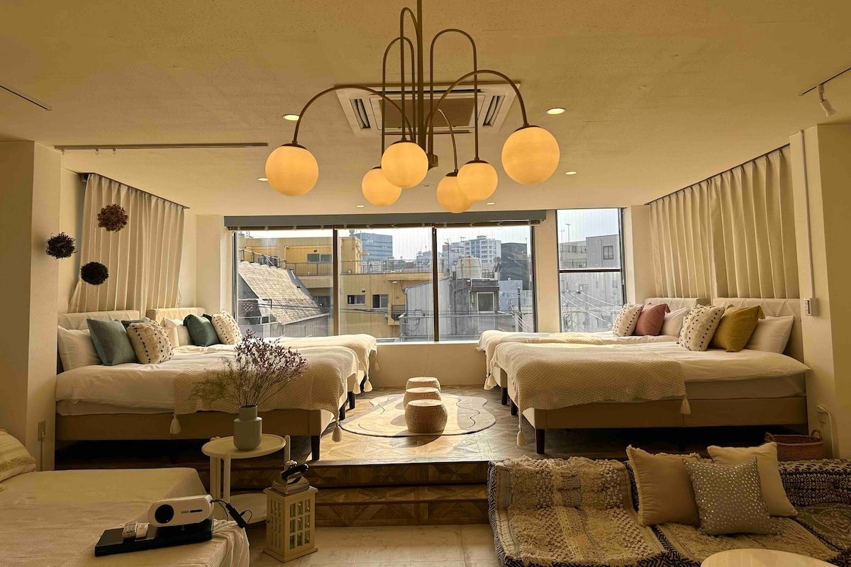 【1棟貸切270㎡】/Max34名/浅草駅徒歩3分/駐車場付2台/屋上花火絶景 gallery image 2