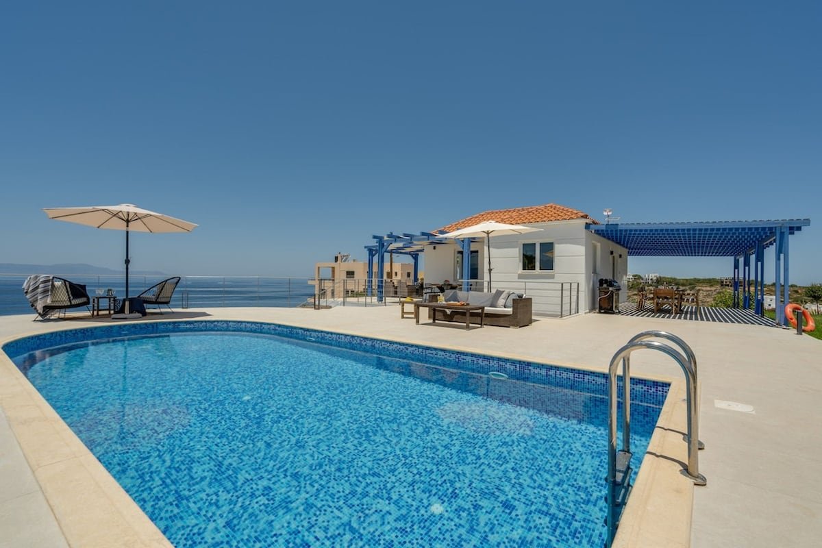 Villa Hemera ocean view private heated pool gallery image 4