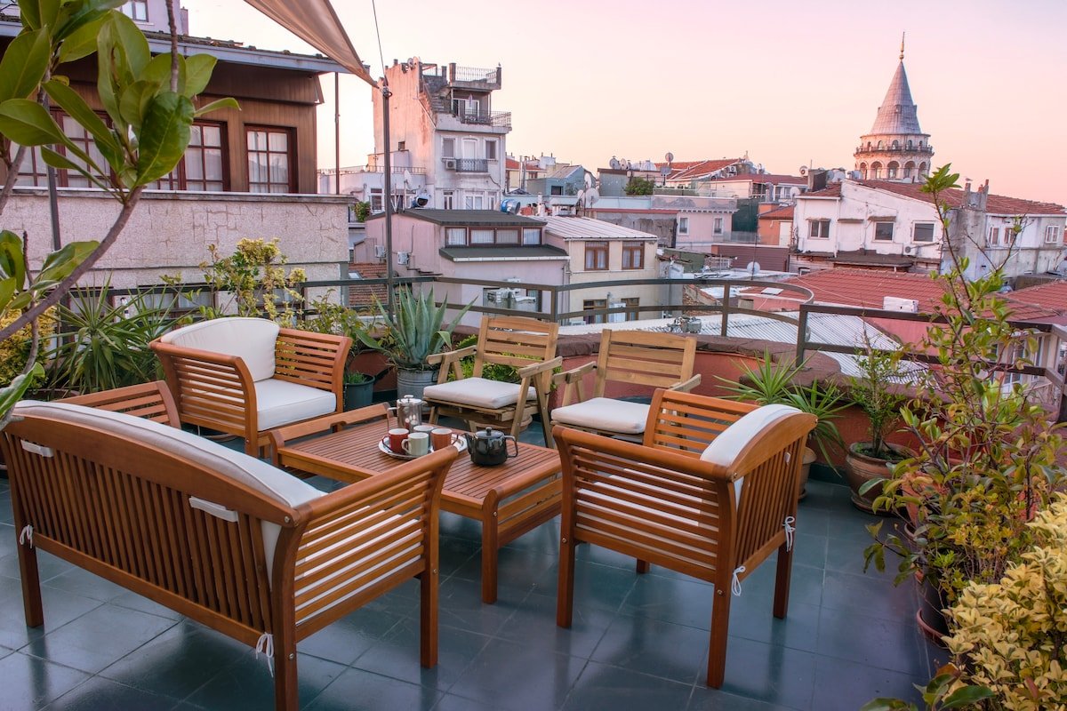 ★ High Garden ★Rooftop Terrace Apartment★ Galata ★ gallery image 2