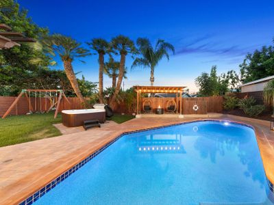 SoCal Lux: Solar Heated Pool | Spa|Game Room|Grill