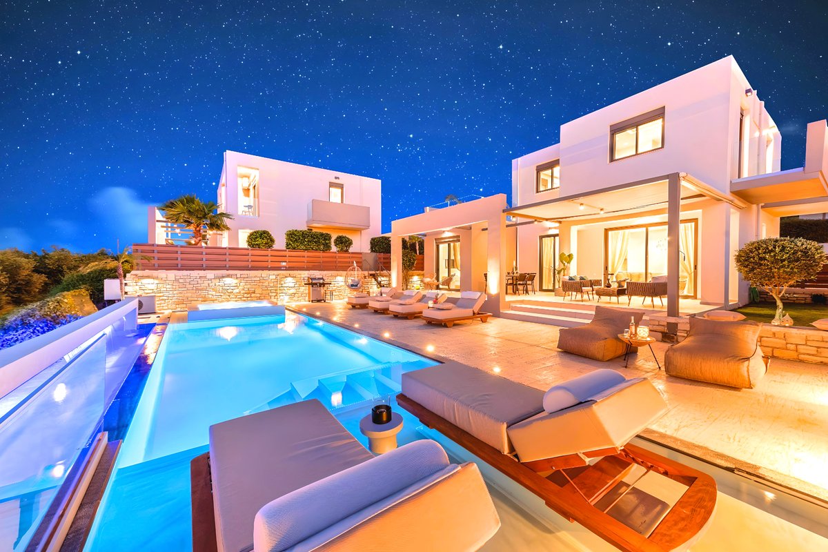 Minoas Luxury Villa Heated Pool 28 guests