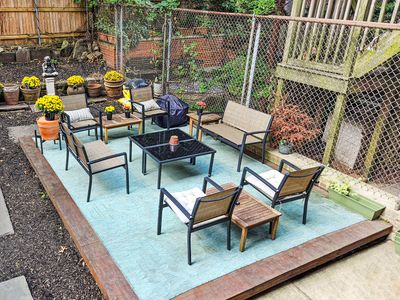 Main Parlor Level Brownstone w/ Private Backyard