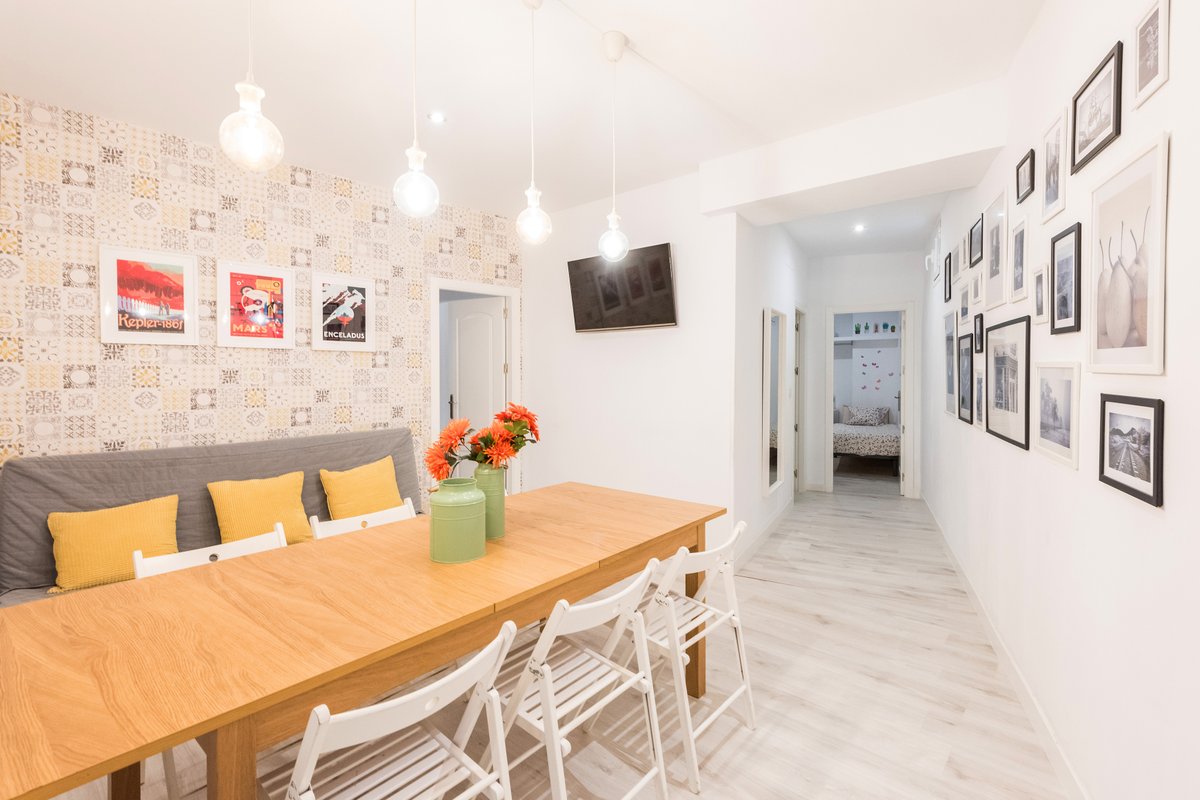 Spacious Apartment on Calle Atocha Near Sol