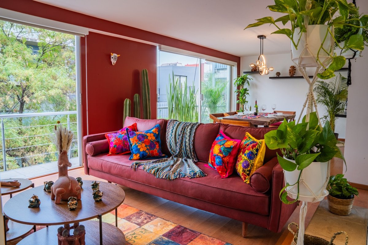 Pent House Bohemian Condesa 3 bedroom Villa w/AC gallery image 2