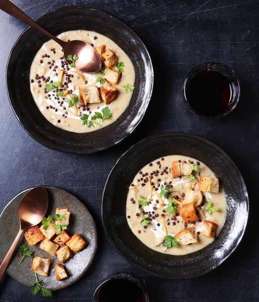 Photo of Cream Of Exotic Mushroom Soup