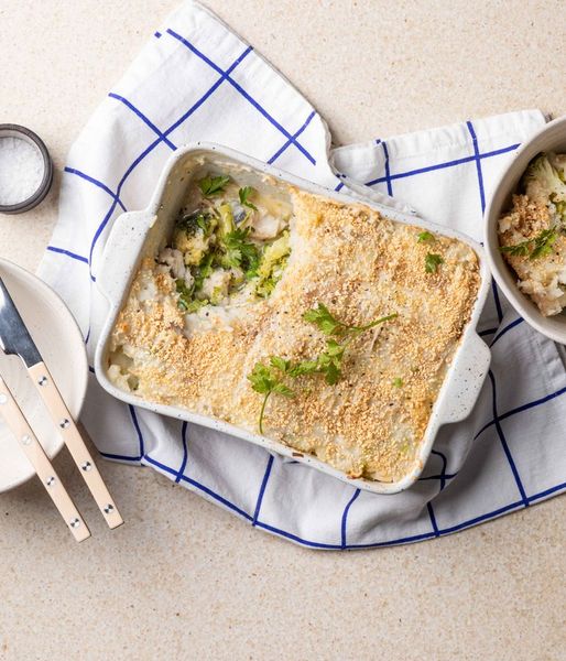 Photo of Herby Hake & Broccoli Bake