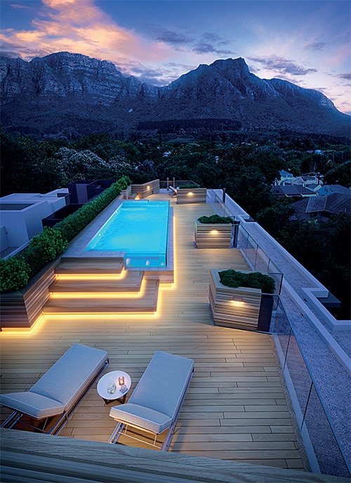 Modern Penthouse: Pool & Views in Leafy Newlands. gallery image 3