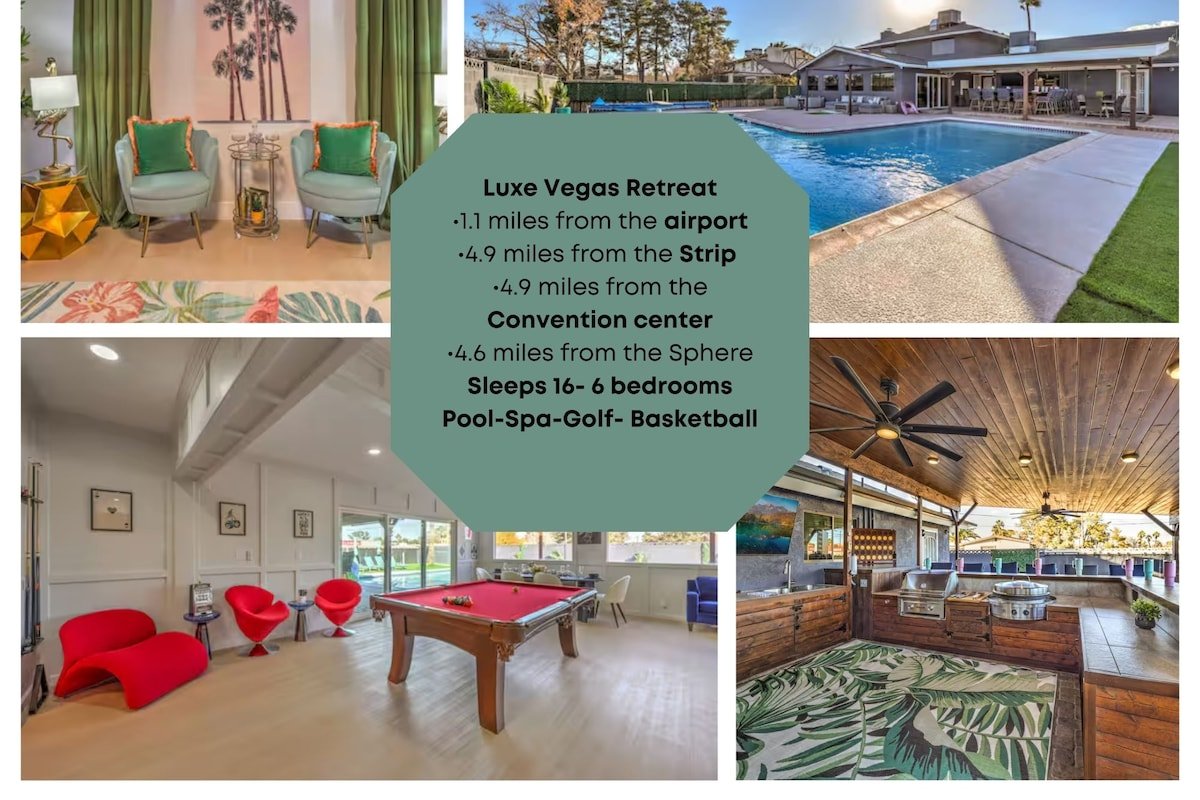 The Grand Speakeasy Estate – Luxe Vegas Retreat! gallery image 2