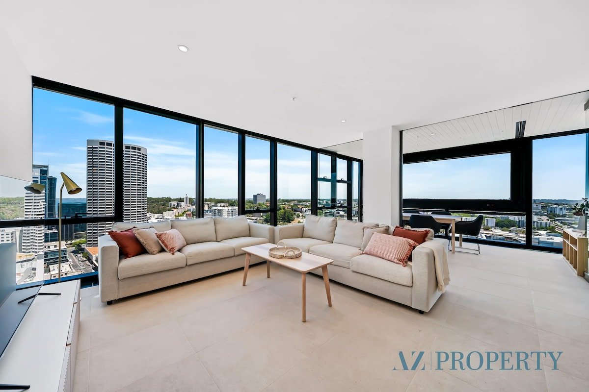 Perth CBD Gem – Spacious & Modern 3BR Apartment gallery image 4