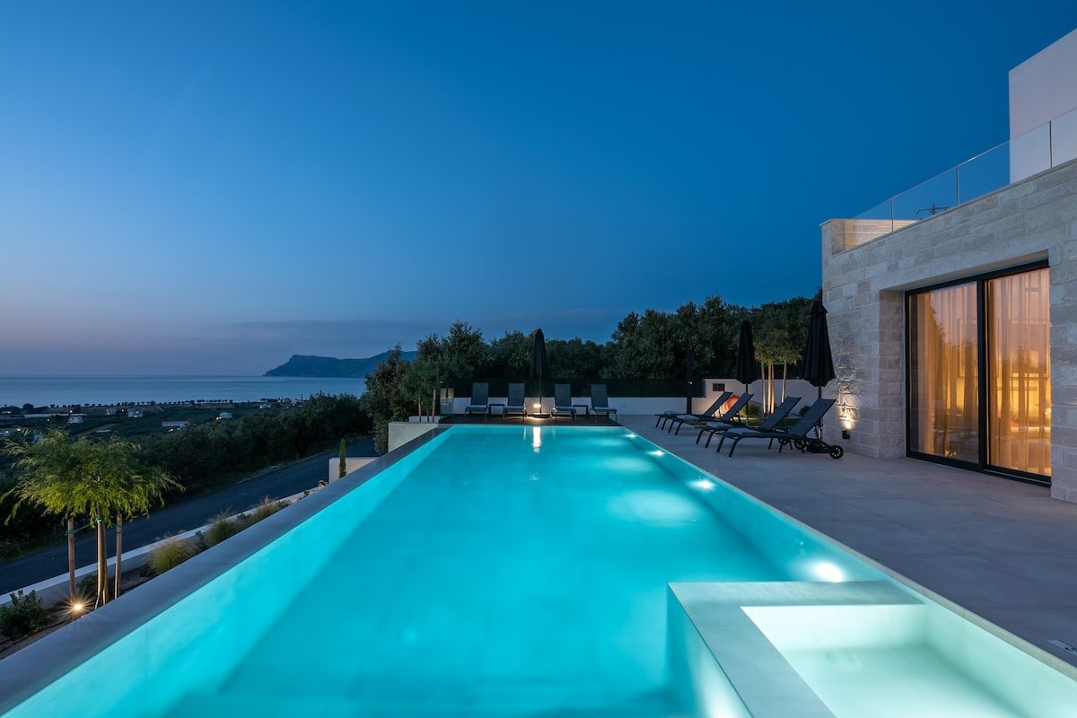 Villa Phos, Sea view, Luxury, private pool, BBQ gallery image 2