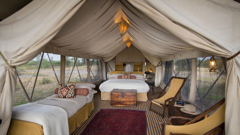 andBeyond Serengeti Under Canvas Family Tent