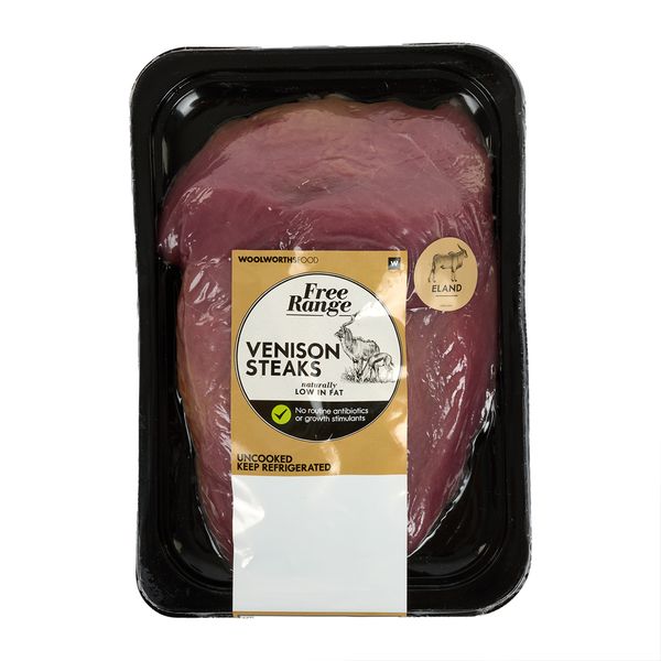 Photo of Free Range Venison Steaks Avg 500 g