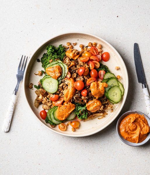Photo of Middle Eastern Chicken Mince Bowl