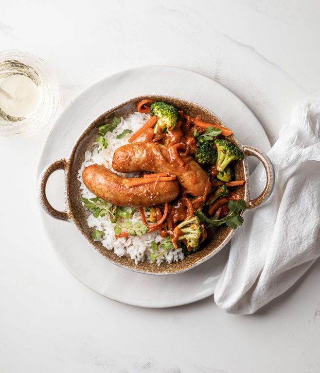 Photo of Curried Bangers & Rice