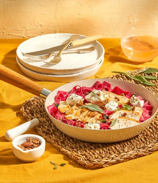 Photo of Chicken & Chevin Beetroot Pasta