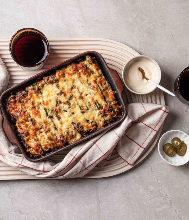 Photo of Zucchini & Ostrich Enchiladas