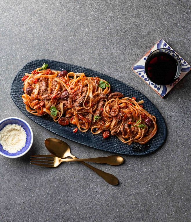 Photo of Beef Arrabiata Pasta
