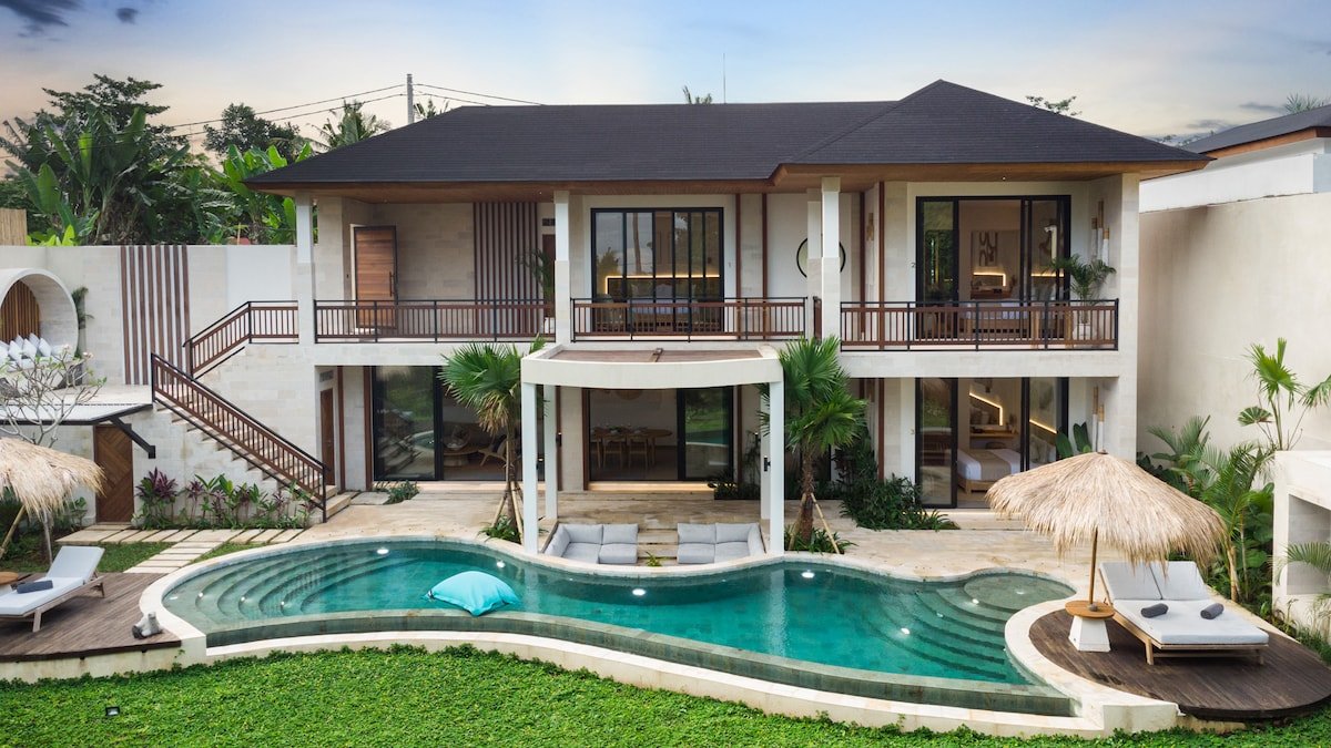 Villa Jungle Sawah : 3BR Ubud Jungle Charm W/ Pool