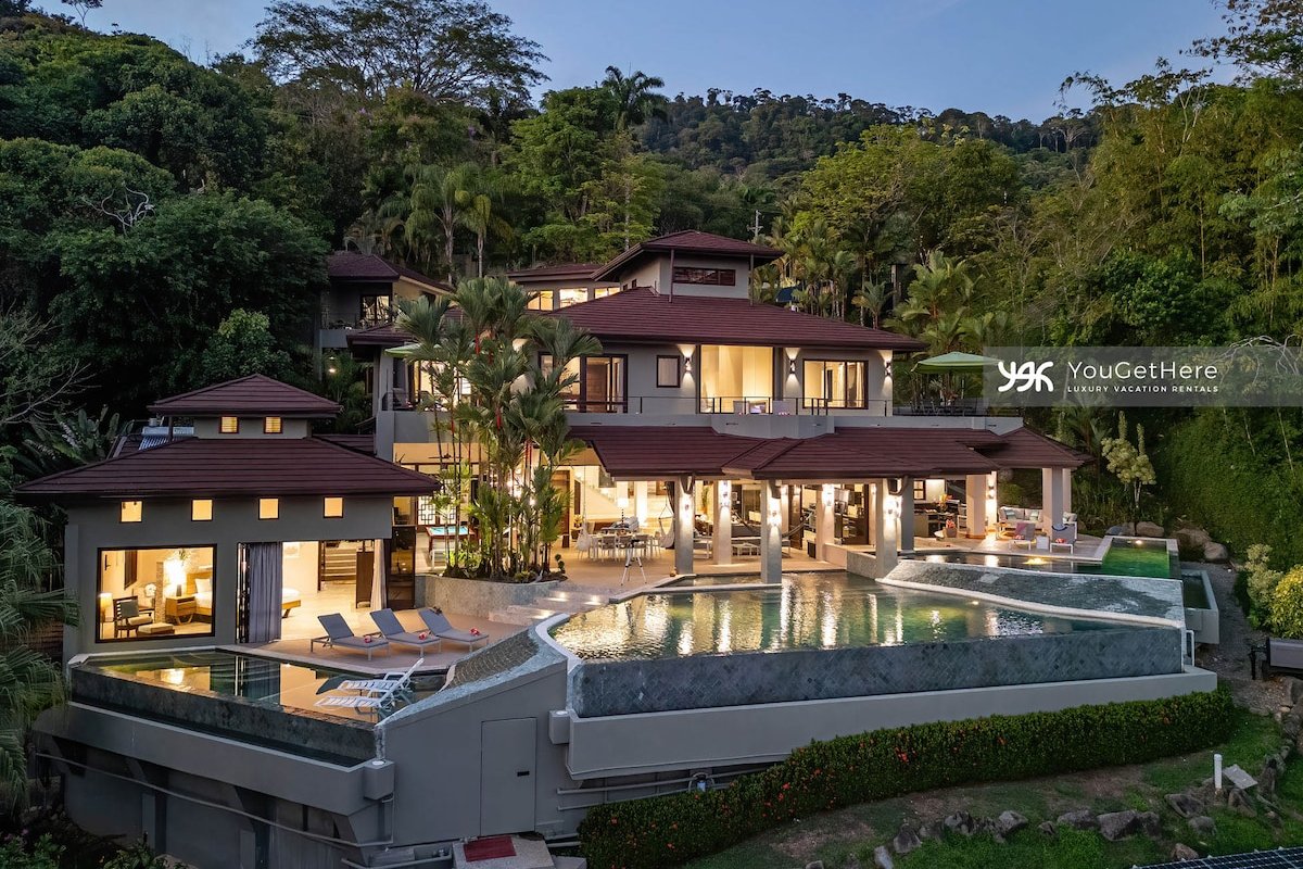 Jade House, Incredible Panoramic Views, 3 Pools