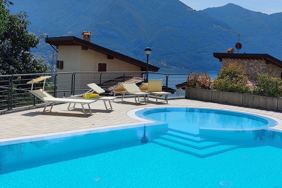 Iseo Lake Villa con vista lago e piscina