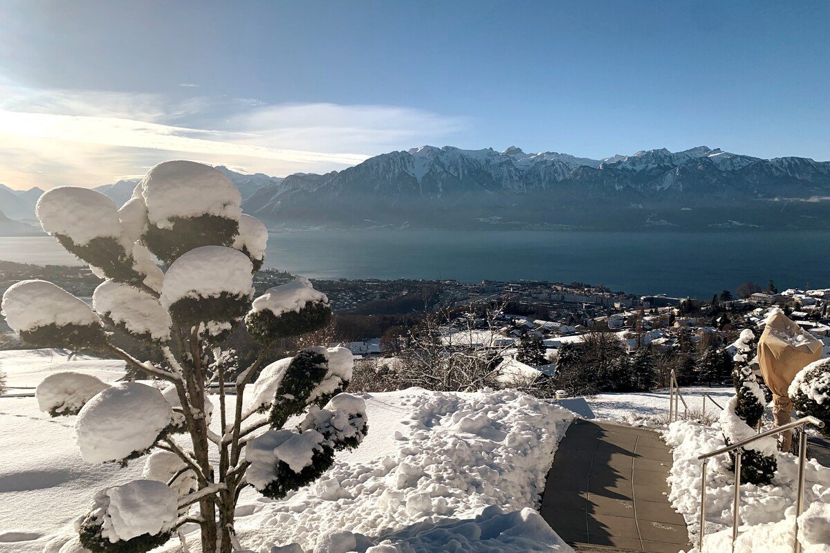 Appartement Moderne vue panoramique près Montreux gallery image 4