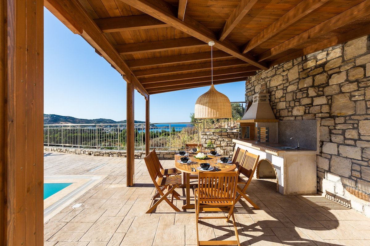 Oraia Eleni Villa, Pool, BBQ, Playground& SeaViews gallery image 5