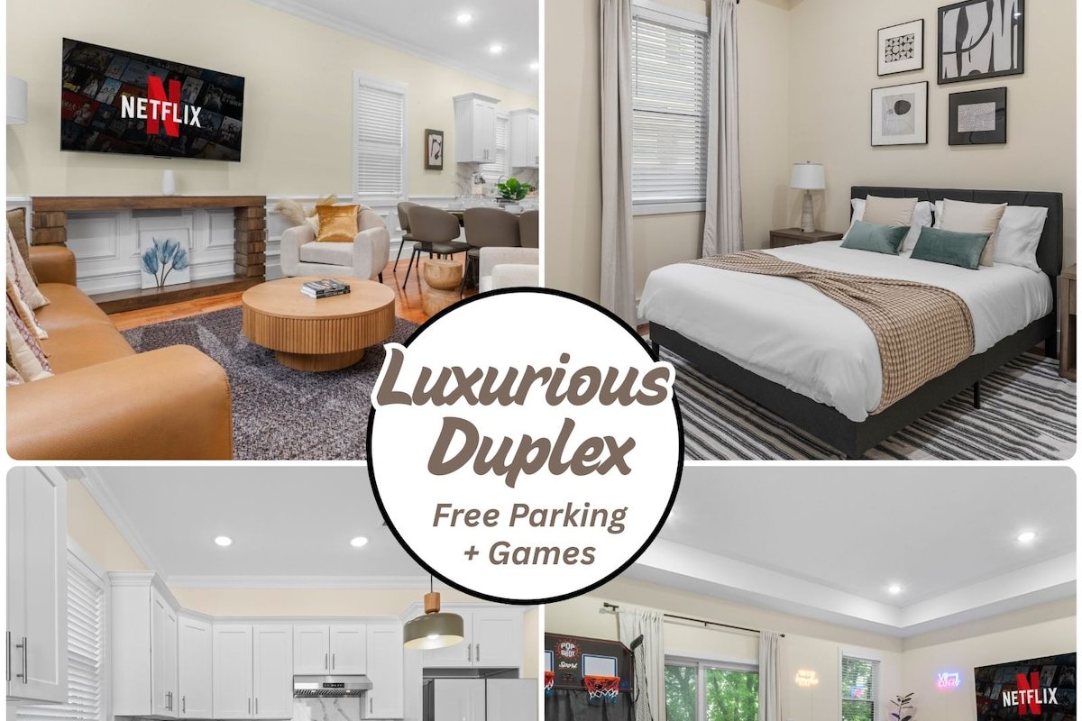 Charming new 4BR 3BA+game room+free parking gallery image 2