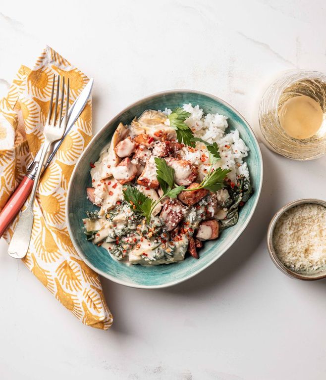 Photo of Creamy Pork Kassler & Jasmine Rice