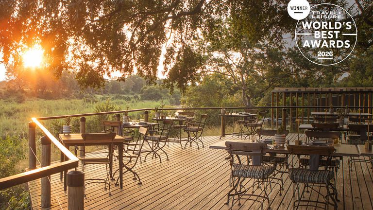 Lion Sands Tinga Lodge - Deck