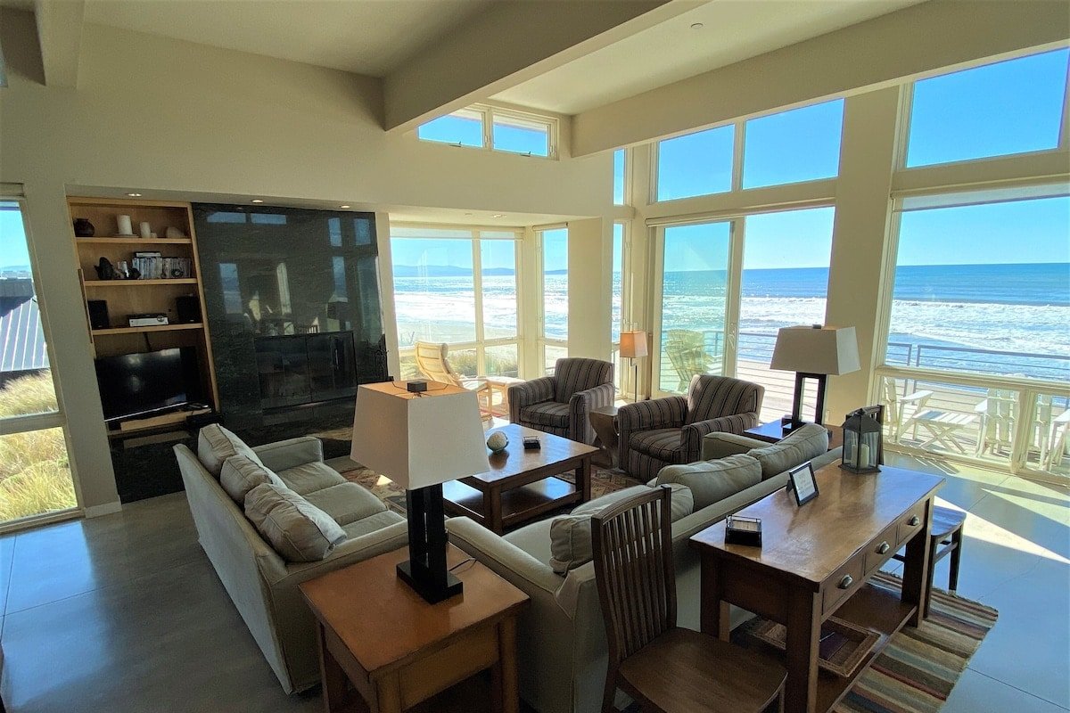 Modern, oceanfront, views, beach for miles! gallery image 5