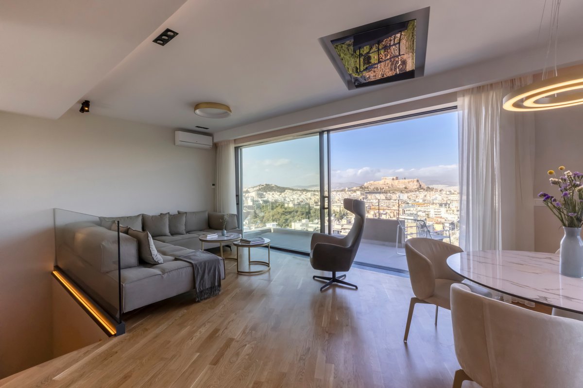 Elegant Penthouse Acropolis View