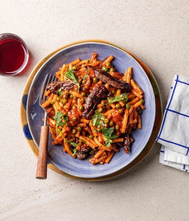 Photo of Spicy Ostrich Fusion Pasta