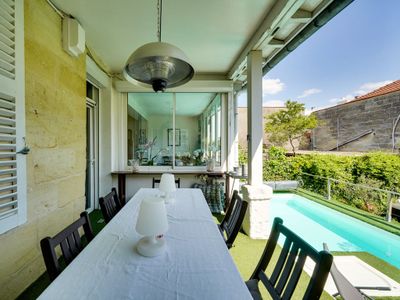 Family house with pool